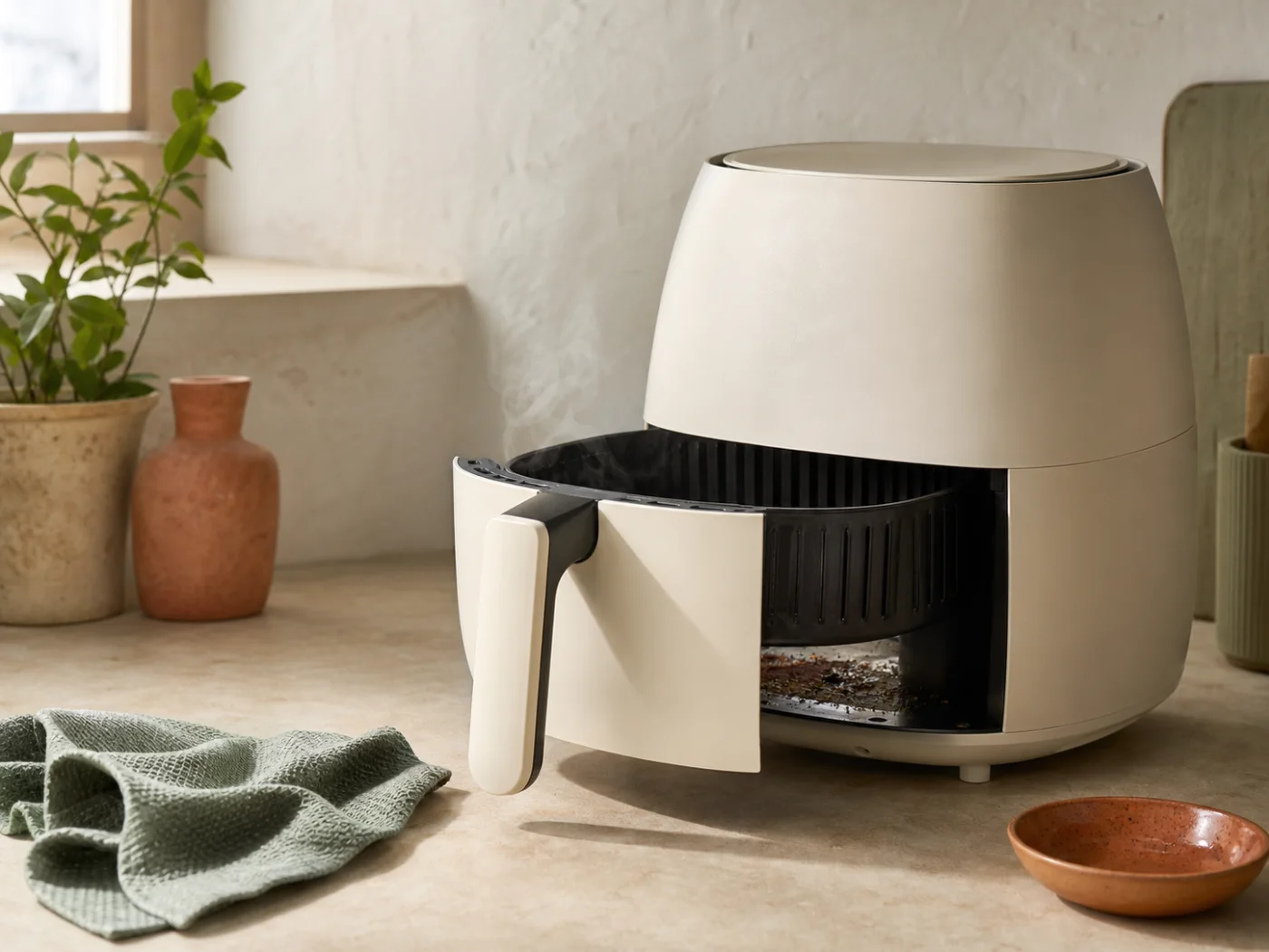Dlaczego air fryer dymi? Przyczyny i bezpieczna reakcja