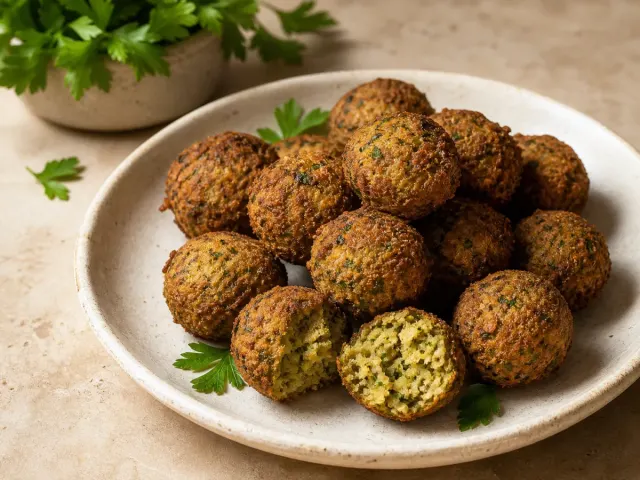 Falafel pietruszkowy
