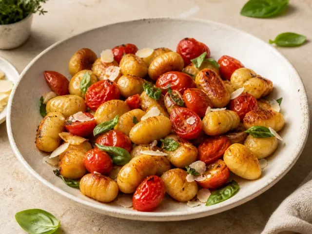 Gnocchi z pomidorkami