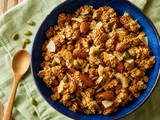 Granola migdałowo-kokosowa