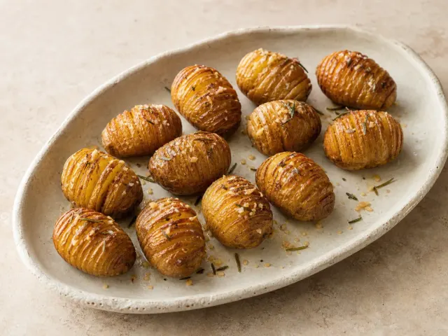 Ziemniaki hasselback mini