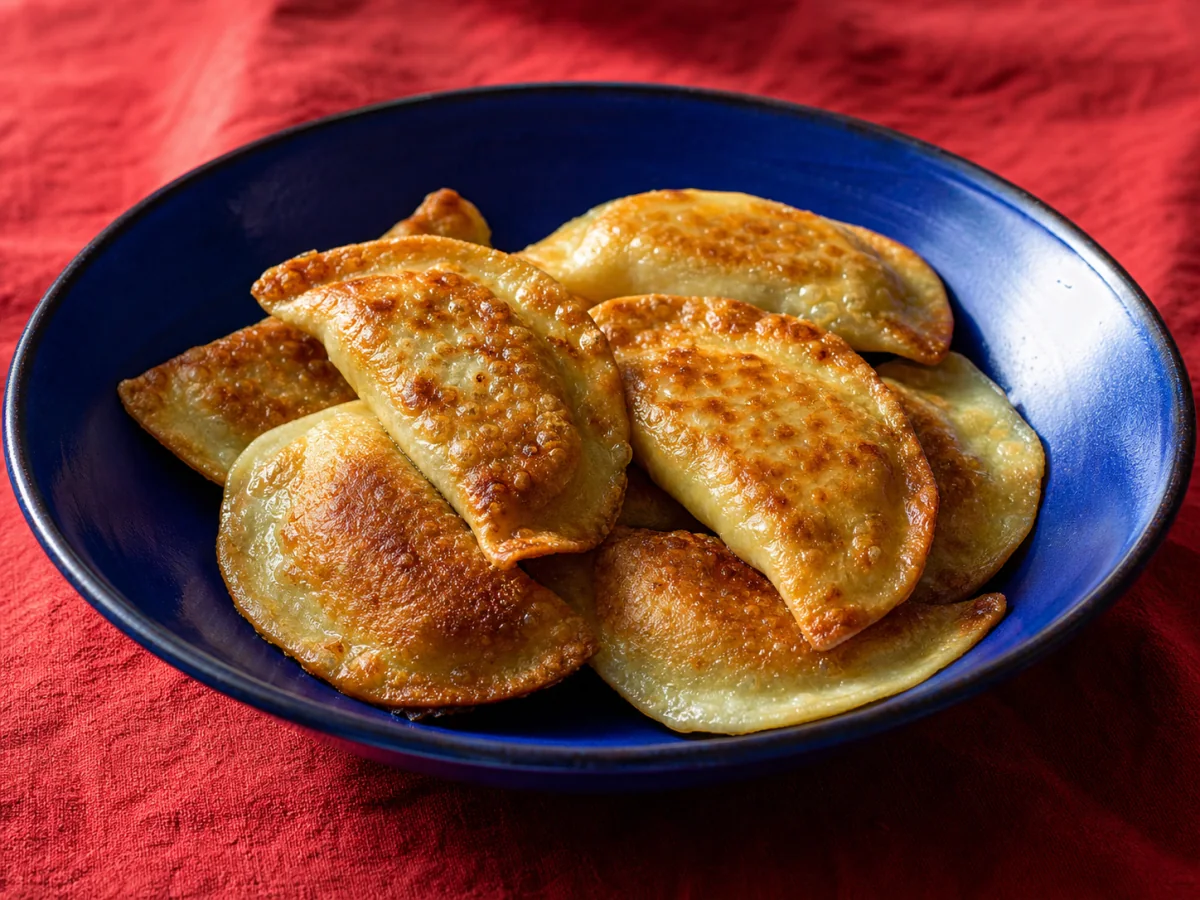 Pierogi z chrupiącą skórką przygotowane w air fryerze